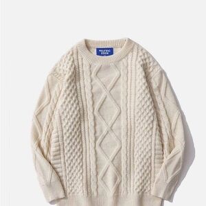 Aelfric Eden Men's RETRO 90S CABLE KNIT Sweater